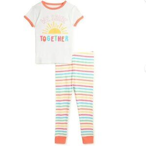 Wonder Nation Toddler Girls’ Shine Sleep Set, 2-Piece, Sizes 18Months NWT